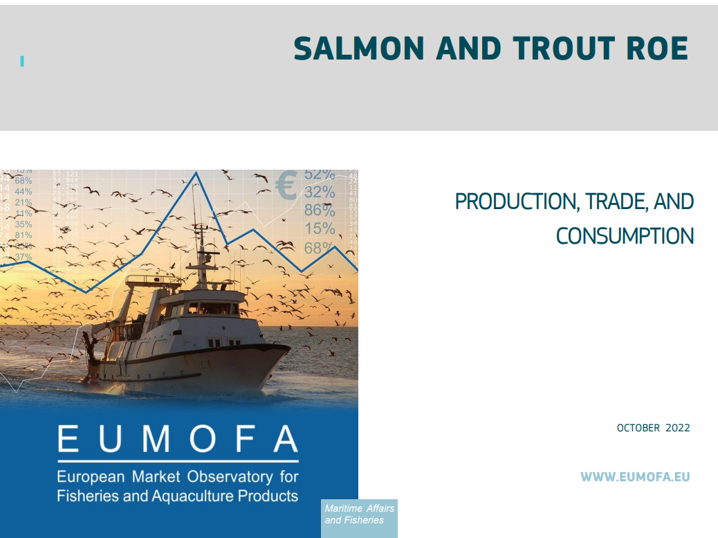 Il consumo globale di uova di salmone e trota al centro del report EUMOFA